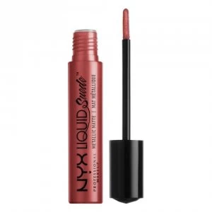 Image of NYX Professional Makeup Liquid Suede Metallic Matte Liquid Lipstick Bella