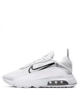 Image of Nike Air Max 2090, White/Black/Silver, Size 4, Women