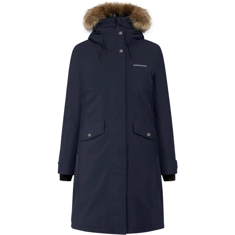 Image of Womens parka Didriksons Erika Bleu Female 42