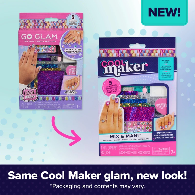 Image of Cool Maker Cool Maker Go Glam Foil Nails Multi female One Size