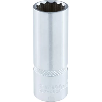 Image of Kennedy-pro - Deep Socket 13MM X 1/4' Square Drive Bi-hexagon Chrome Vanadium (12-