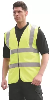 Image of Yellow Hi-Vis Waistcoat X Large