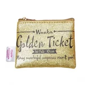 Image of Charlie & The Chocolate Factory Golden Ticket Coin Purse