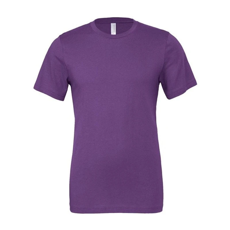 Image of Bella + Canvas Mens Jersey Crew Neck T-Shirt in Purple Size: Small Purple Male S