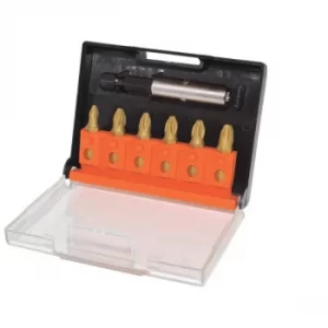 Image of CK Tools T4569TINC Screwdriver 6 in 1 Bit Set TIN PZD