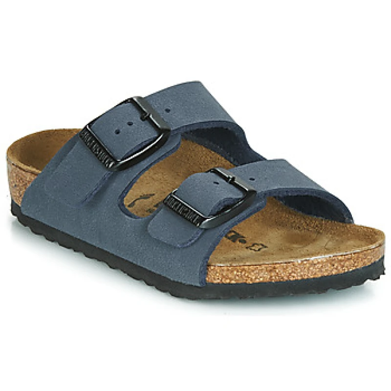 Image of Birkenstock Kids Arizona Kids Double Strap Mules Navy Baby 26 (8.5)