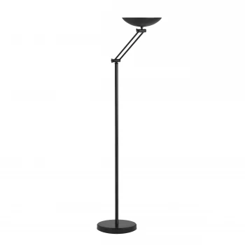 Image of Unilux Dely Articulated LED Floor Lamp 30W 1.8m Black Ref 400120126