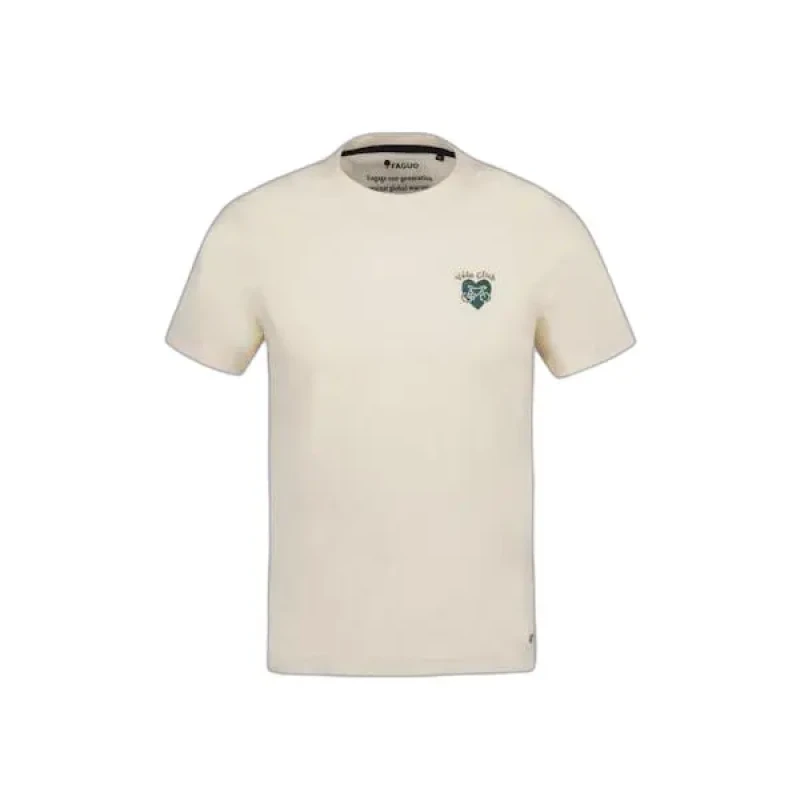 Image of Faguo Cotton T-Shirt Faguo Arcy Blanc Male XL