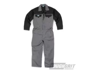 Image of Tough Grit 951054 Zip-Front Coverall Charcoal S