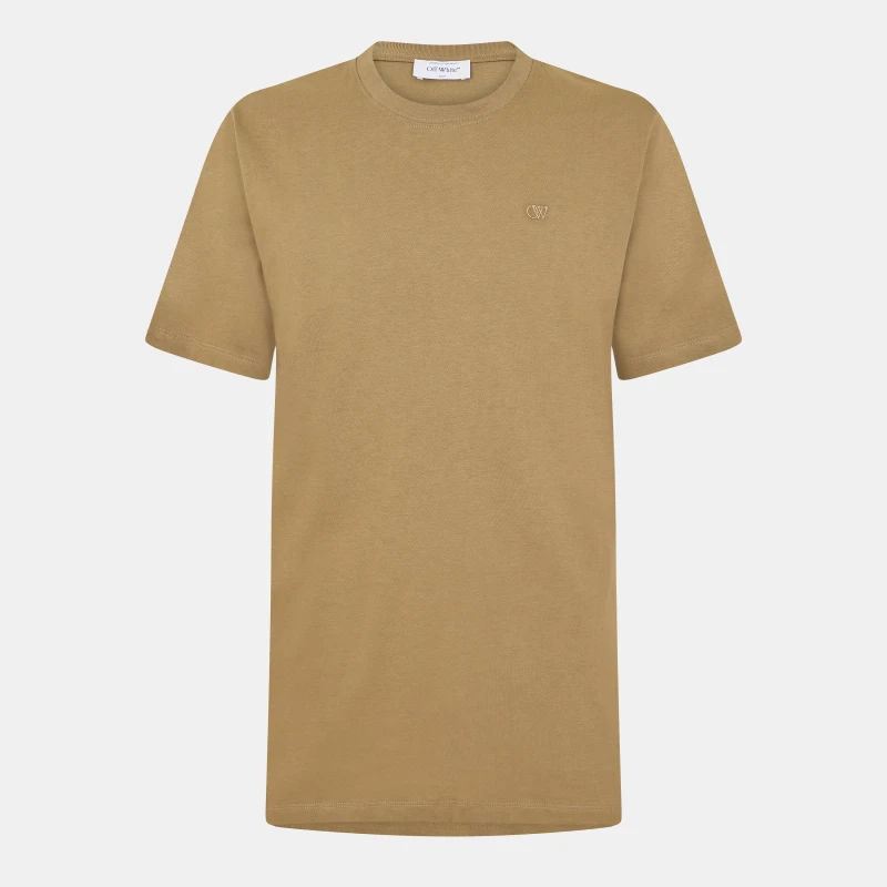 Image of Off White Mens T-Shirt Beige male XS