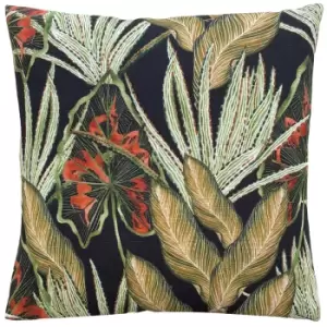 Image of Mogori Abstract Leaves Cushion Sunset, Sunset / 43 x 43cm / Cover Only