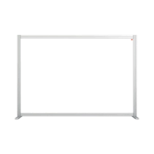 Image of Nobo Acrylic Modular Desk Divider 1400 x 1000mm Clear KF90372