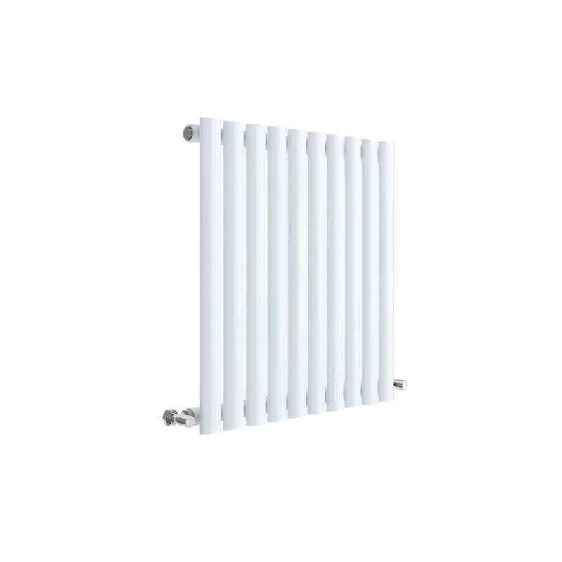 Image of Aspire Aspire - Hudson Reed Revive Single Designer Horizontal Radiator 600mm h x 586mm w - High Gloss White PWHL338