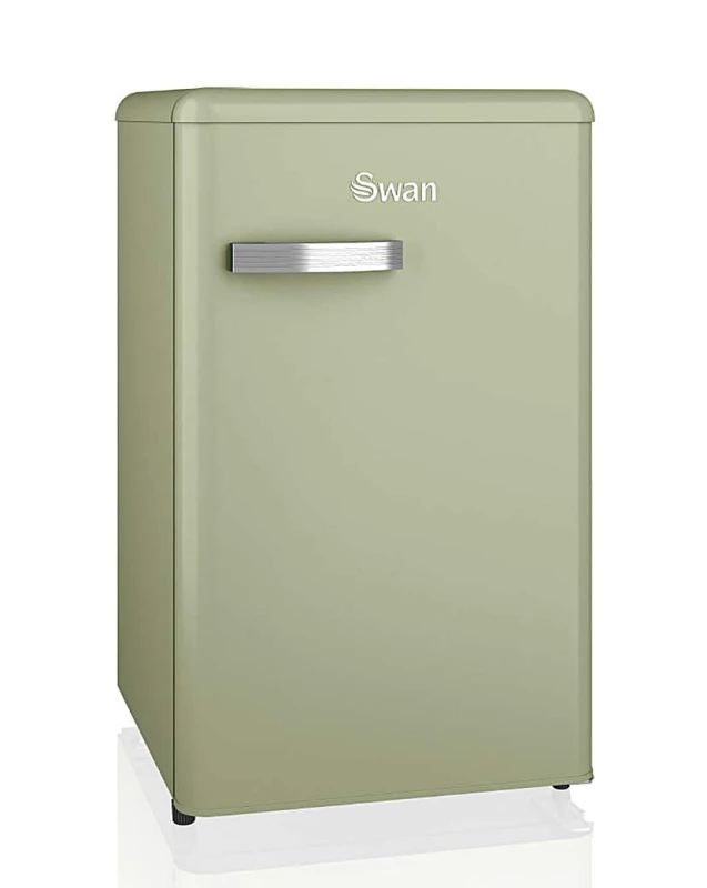 Image of Swan Sr11035Gne Retro Undercounter Fridge, 90L - Green Green WI47M Unisex