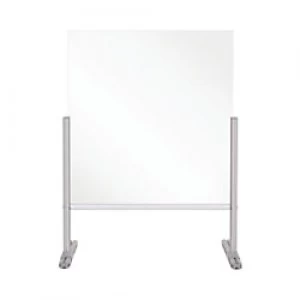 Image of Bi-Office Acrylic Balcony Desk Panel 650 x 600 mm