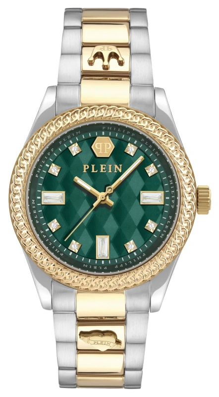 Image of Philipp Plein PWCDA0524 ROCK COUTURE QUEEN (38mm) Green Dial Watch