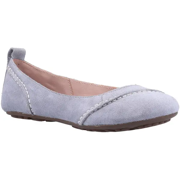 Image of Hush Puppies Womens Janessa Leather Ballerina Shoes UK Size 8 (EU 42)