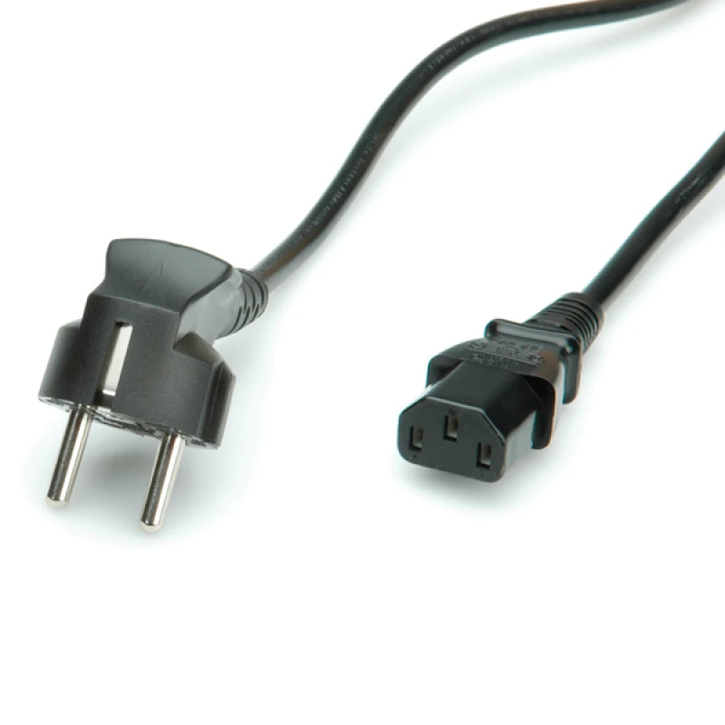 Image of ROLINE Power Cable. straight IEC Connector 1.8 m