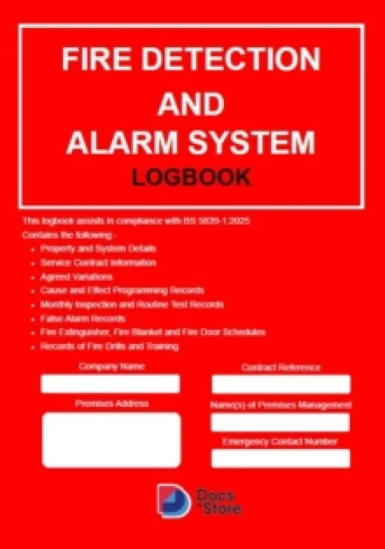 Image of Fire Detection and Alarm System Logbook Paperback / softback