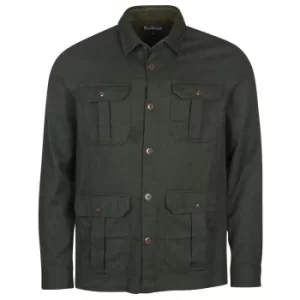 Image of Barbour Mens Ocean Overshirt Rifle Green Large