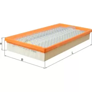 Image of x1 Mahle Air Filter Filter Insert LX348 76832380 Made in AT