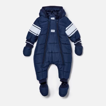 Image of Hugo Boss Baby All In One Snowsuit - Navy - 3-6 months