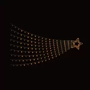 Image of Premier Decorations Limited Mains-Powered Warm White Shooting Star Metal & Plastic Christmas Decoration