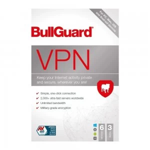 Image of Bullguard VPN - 6 Devices 1 Year 2021 - PC Mac iOS and Andriod
