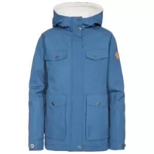 Image of Trespass Womens/Ladies Devoted Waterproof Jacket (S) (Indigo)