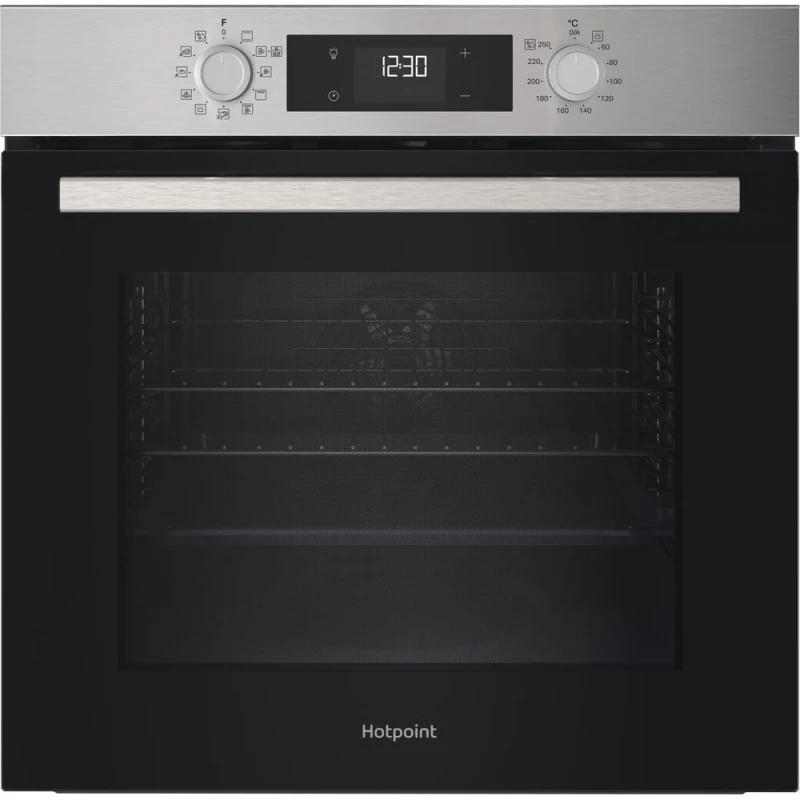 Image of Hotpoint HOM258HXUK Class 2 Multiflow Built-In Electric Single Oven Stainless Steel