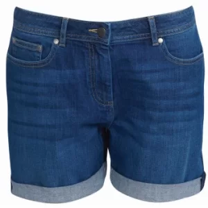 Image of Barbour Womens Maddison Denim Shorts Authentic Wash 10