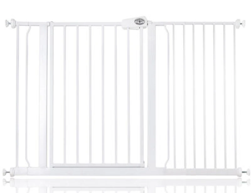 Image of Bettacare Easy Fit Gate, 126.7Cm - 134.7Cm, White, Pressure Fit Stair Gate, Baby Gate For Doors Hallways And Spaces