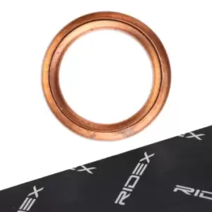 Image of RIDEX Oil Drain Plug Gasket VW,AUDI,SKODA 135O0025 N0138157,N0138157,N0138157 N0138157,N0138157