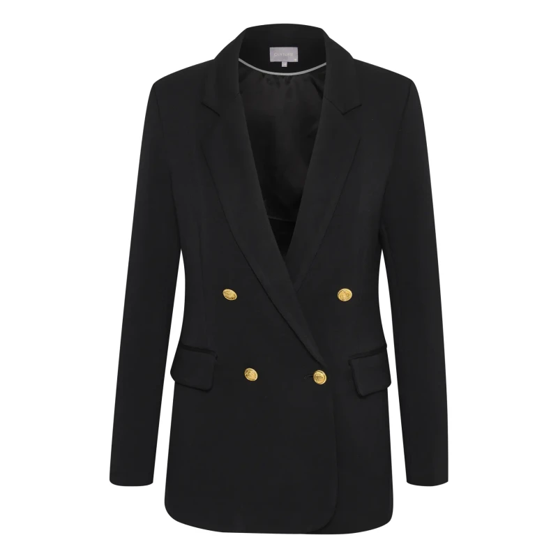 Image of culture Womens classic blazer CULTURE Eva Noir Female 36