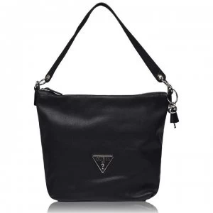 Image of Guess Michy Hobo Bag - BLACK-BLA