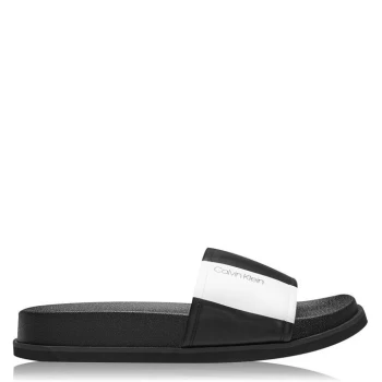 Image of Calvin Klein Mackee Nappa Slider - Black/White