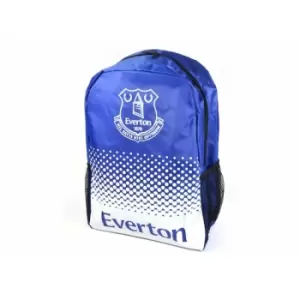 Image of Everton Fc Official Football Fade Design Backpack (blue/White)