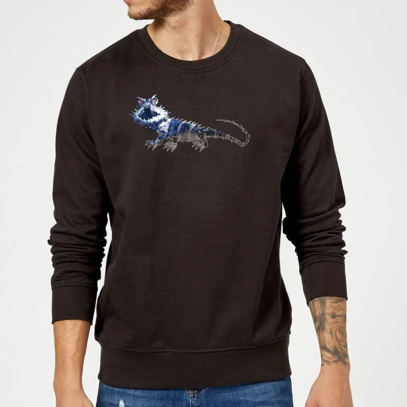 Image of Fantastic Beasts Tribal Chupacabra Sweatshirt - Black - L