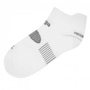 Image of Balega Hidden Dry No Show Socks Mens - White/Grey