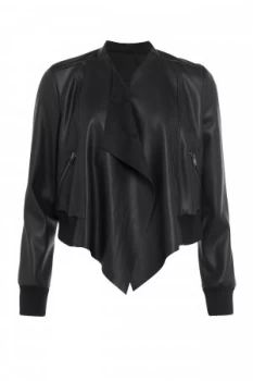 Image of French Connection Abellana Zip Through Jacket Black