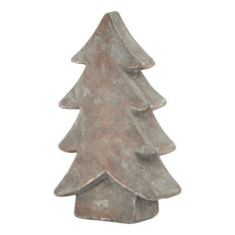 Image of Hill Interiors Siena Medium Christmas Tree - Ceramic - L6 X W14 X H24cm - Brown