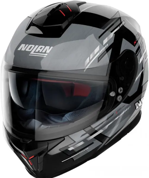Image of Nolan N80-8 Meteor 67 Metal Black Full Face Helmet S