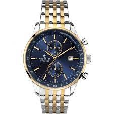 Image of Accurist Blue And Two Tone 'Exclusive' Watch - 7279