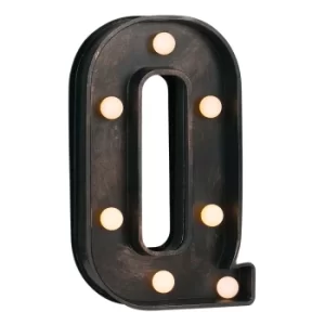 Image of Carousel Vintage Antique Carnival Alphabet Letter Q