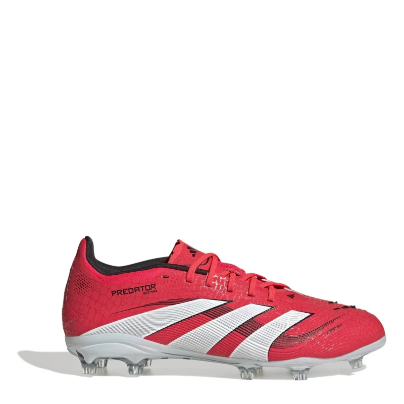 Image of adidas Predator Elite Junior Firm Ground Football Boots Red/White male 3 (35.5)