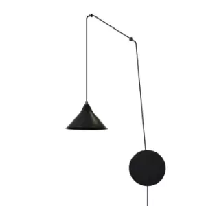 Image of Emibig Abramo Black Pendant Ceiling Light 1x E27