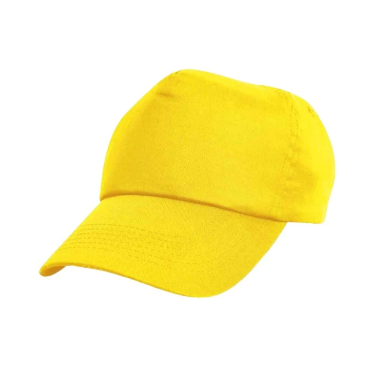 Image of Result Womens Cotton Baseball Cap in Yellow Yellow Female One Size