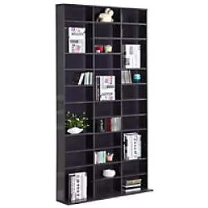 Image of Homcom Shelving Unit Black for 1116 CDS Black