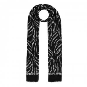 Image of Biba Zebra Shadow Scarf - Zebra Print
