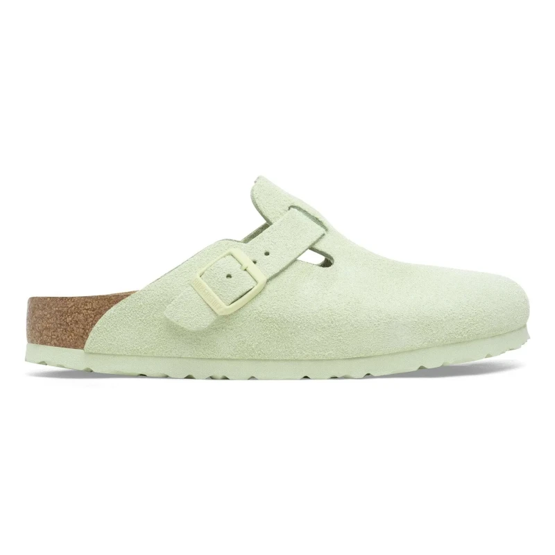Image of Birkenstock Clogs Birkenstock Boston BS Suede Leather Vert Unisex 42